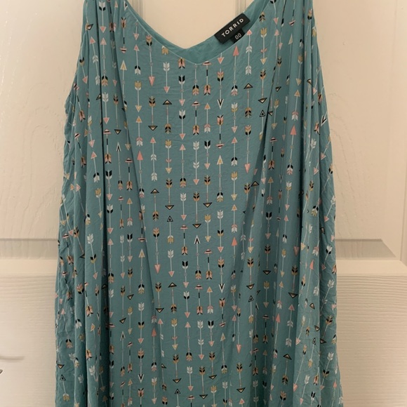Torrid double layered arrow print swing Cami - Picture 4 of 4